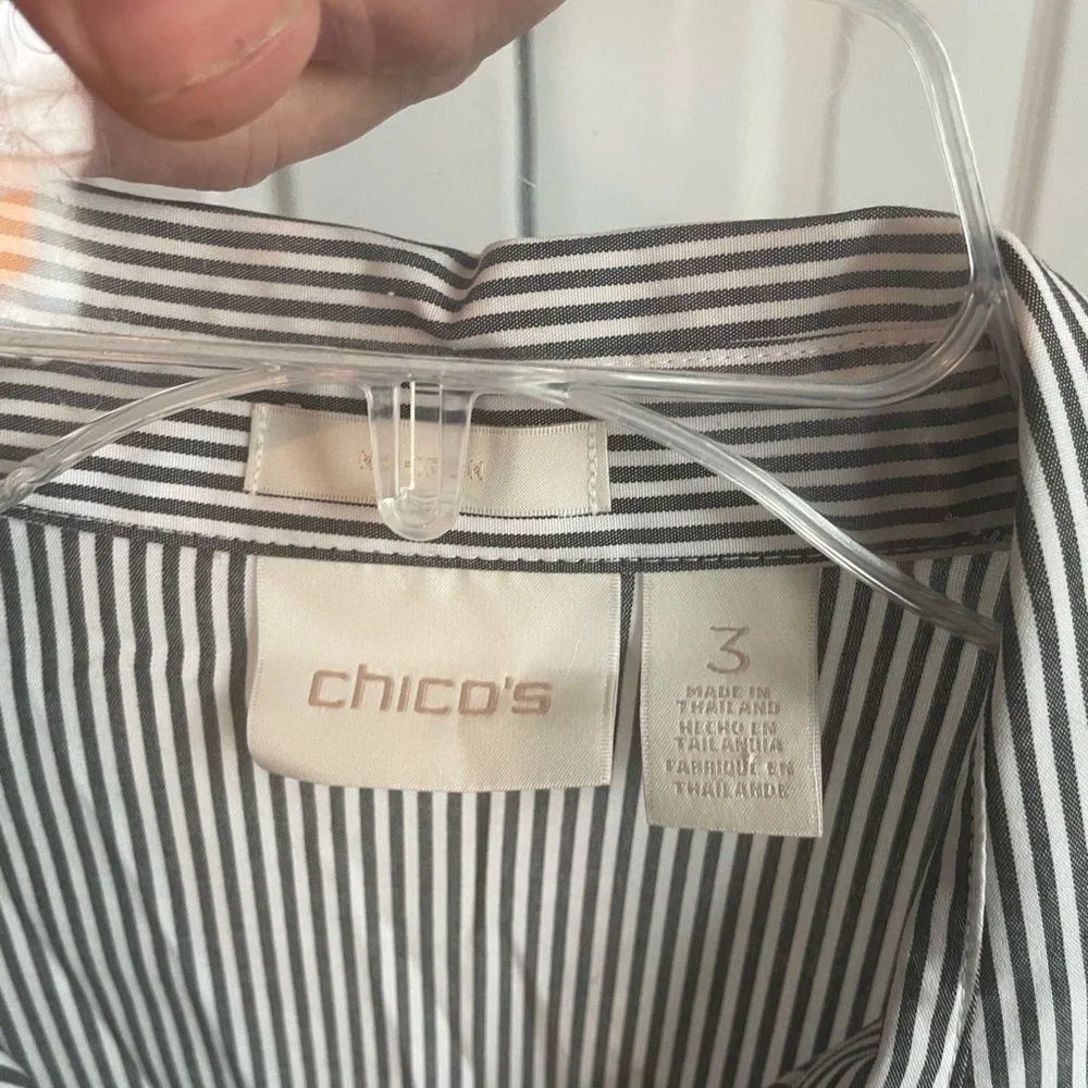 Chico’s button down top - Picture 2 of 2